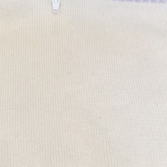 Demetre Wool Fair Isle Sweater Nordic Purple Creme Snowflake Ski Vintage Ribbon - Picture 8 of 8